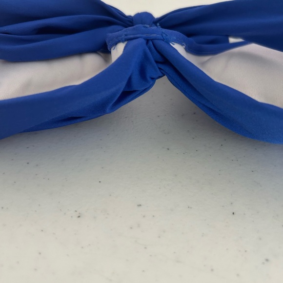 Apt.9 blue bikini Top shell push up Size Medium - Picture 3 of 16